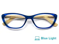 Gafas de Lectura Bamboo Blue