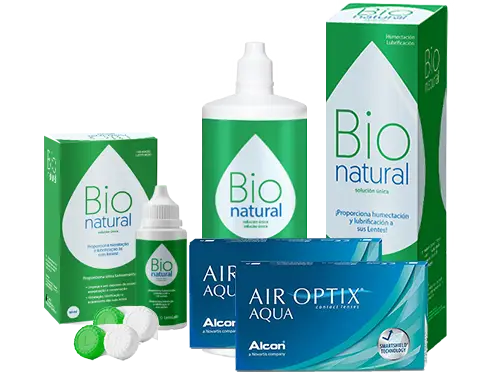 Lentillas Air Optix Aqua + BioNatural - Packs