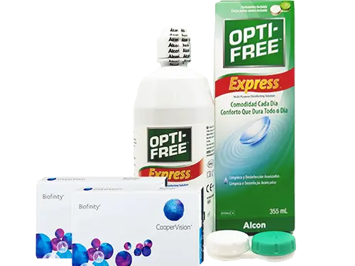 Pack Biofinity Opti free Express Compra Online Hasta 50 en 24h