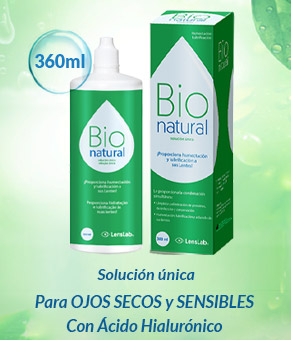 Bio natural Solución única para ojos secos e sensibles con ácido hialurónico