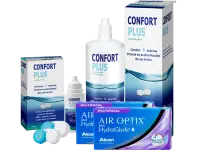 Lentillas Air Optix Plus HydraGlyde Multifocal + Confort Plus - Packs
