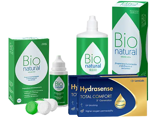 Lentillas Hydrasense Total Comfort + BioNatural - Packs