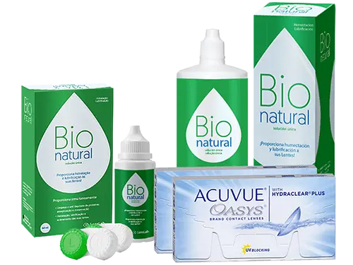 Lentillas Acuvue Oasys + BioNatural - Packs