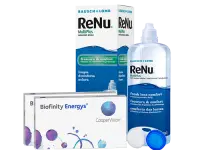Lentillas Biofinity Energys + Renu Multiplus - Packs