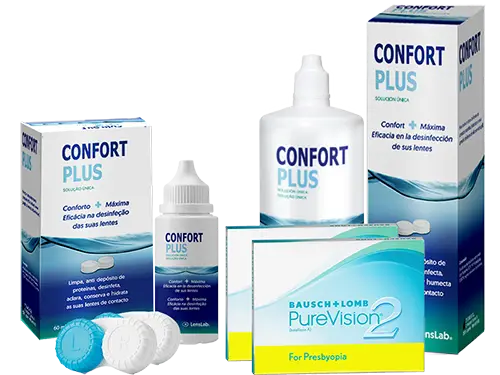 Lentillas Purevision2 for Presbyopia + Confort Plus - Packs