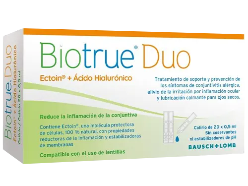 Gotas para Lentillas Biotrue Duo Monodosis